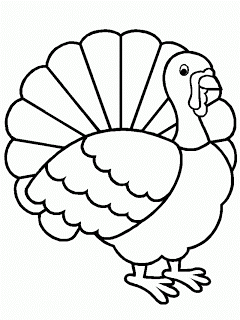 Free Turkey Coloring Page Printable for Kids 