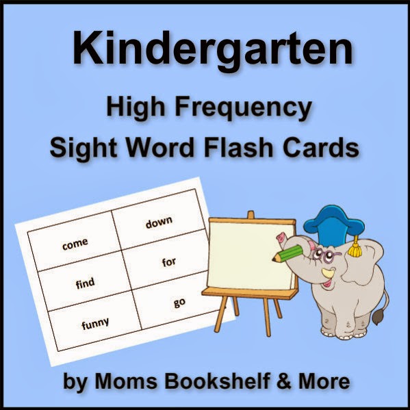 free printable sight word flash cards kindergarten moms bookshelf 