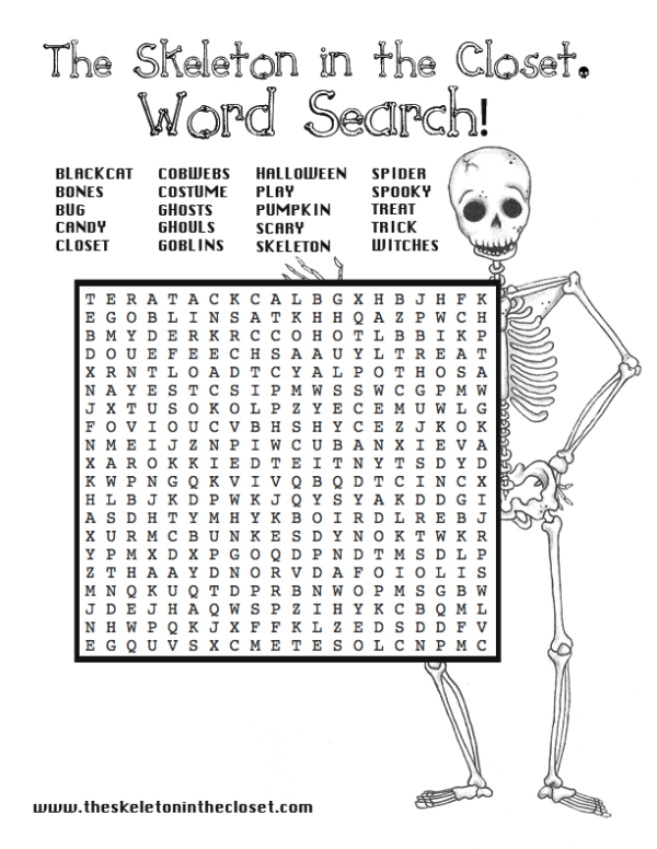 halloween word search 